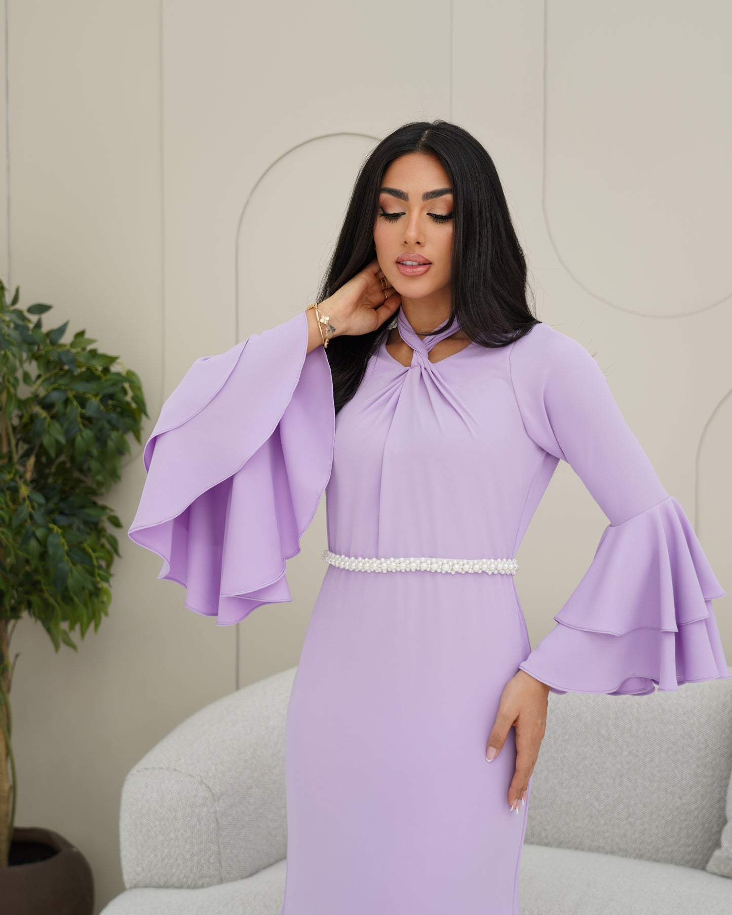 lavender dress