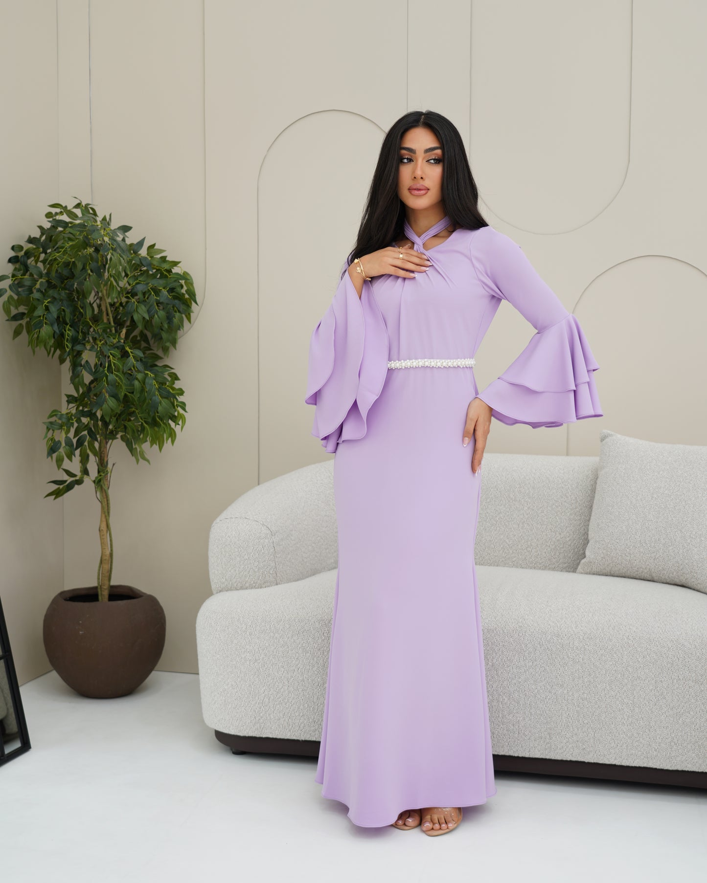 lavender dress