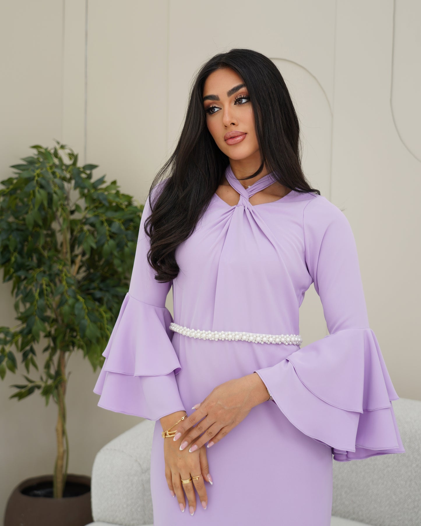 lavender dress