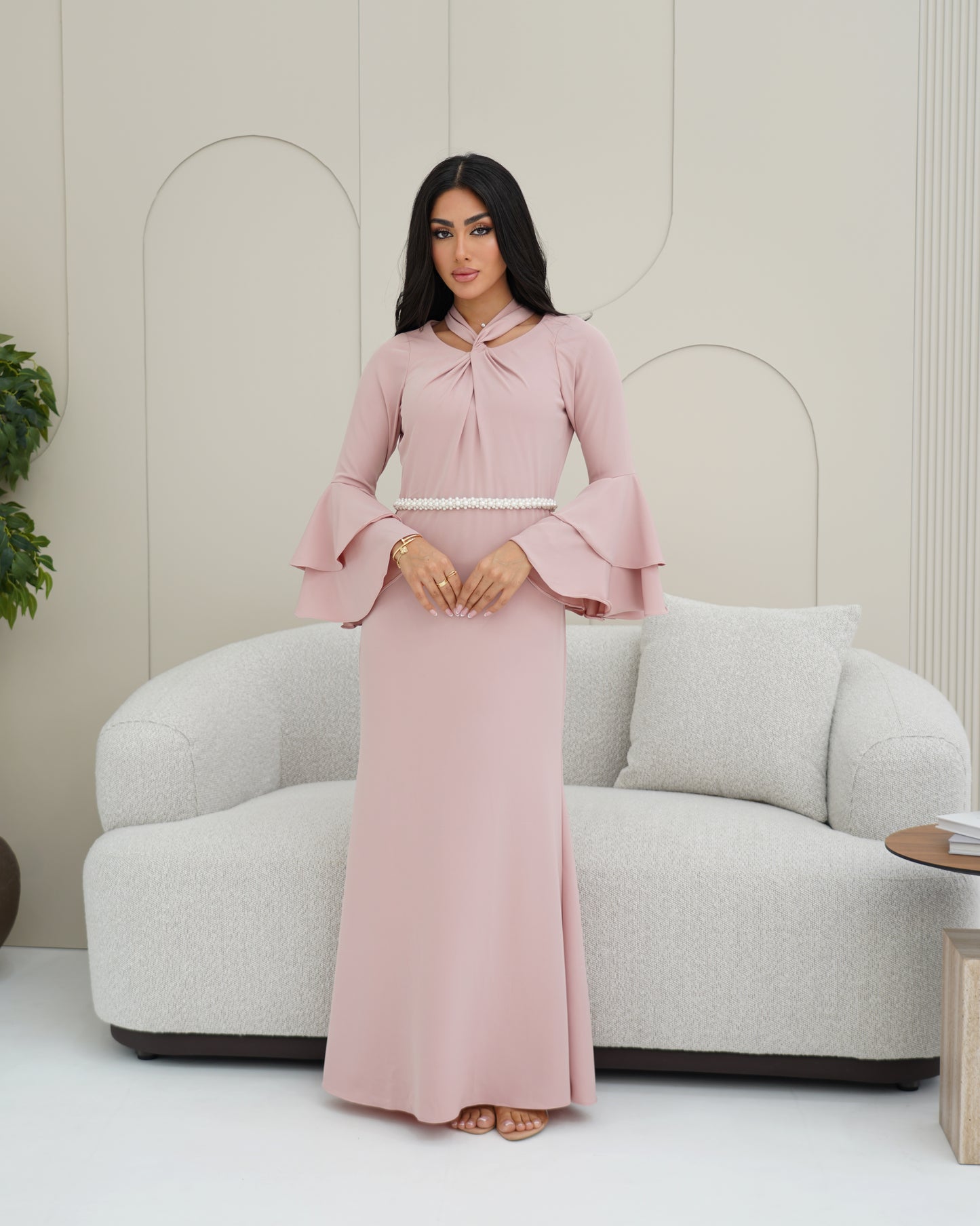 pink dress