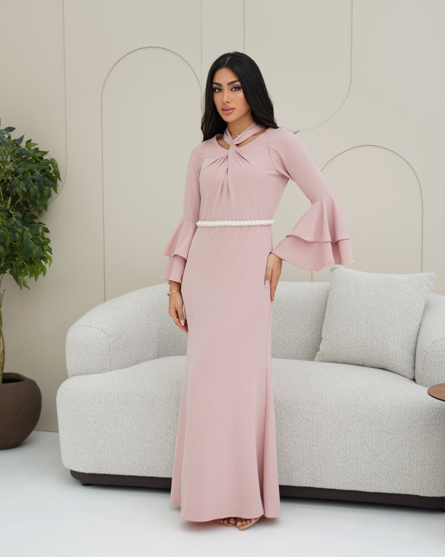 pink dress