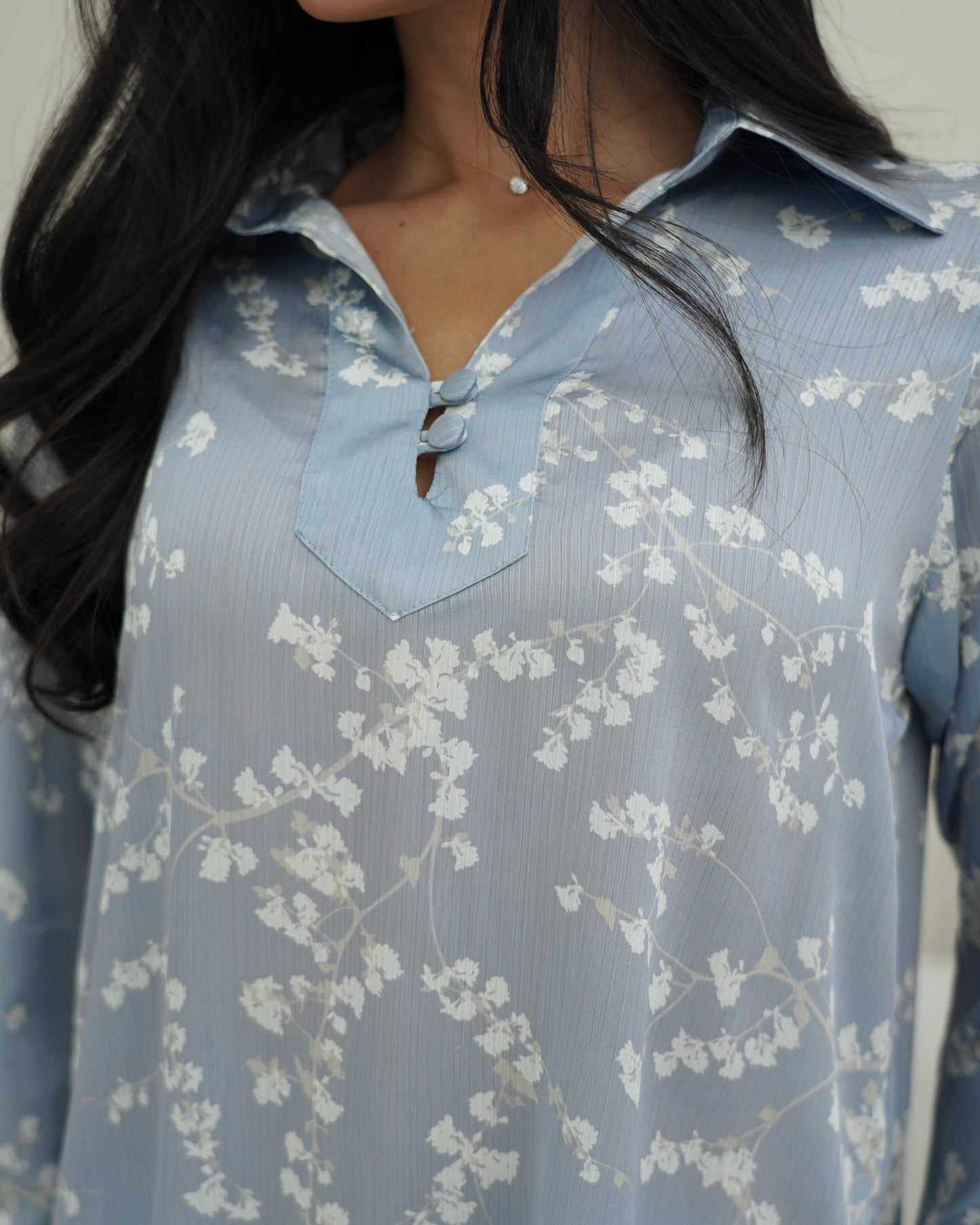 White flower suit