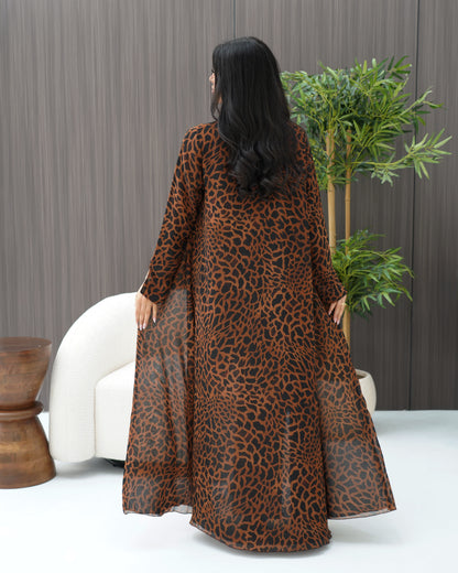 brown abaya