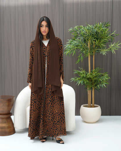 brown abaya