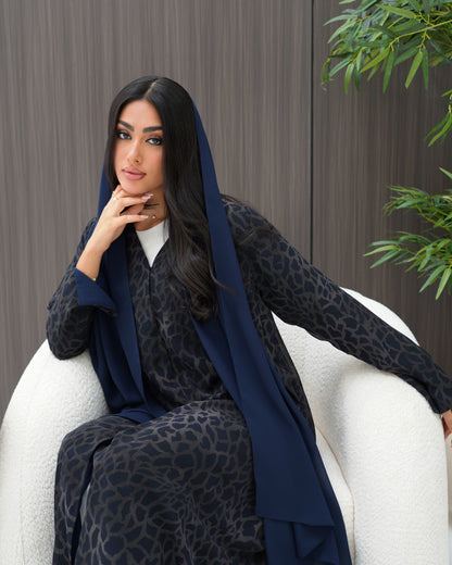 navy blue Abaya