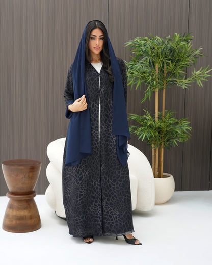 navy blue Abaya