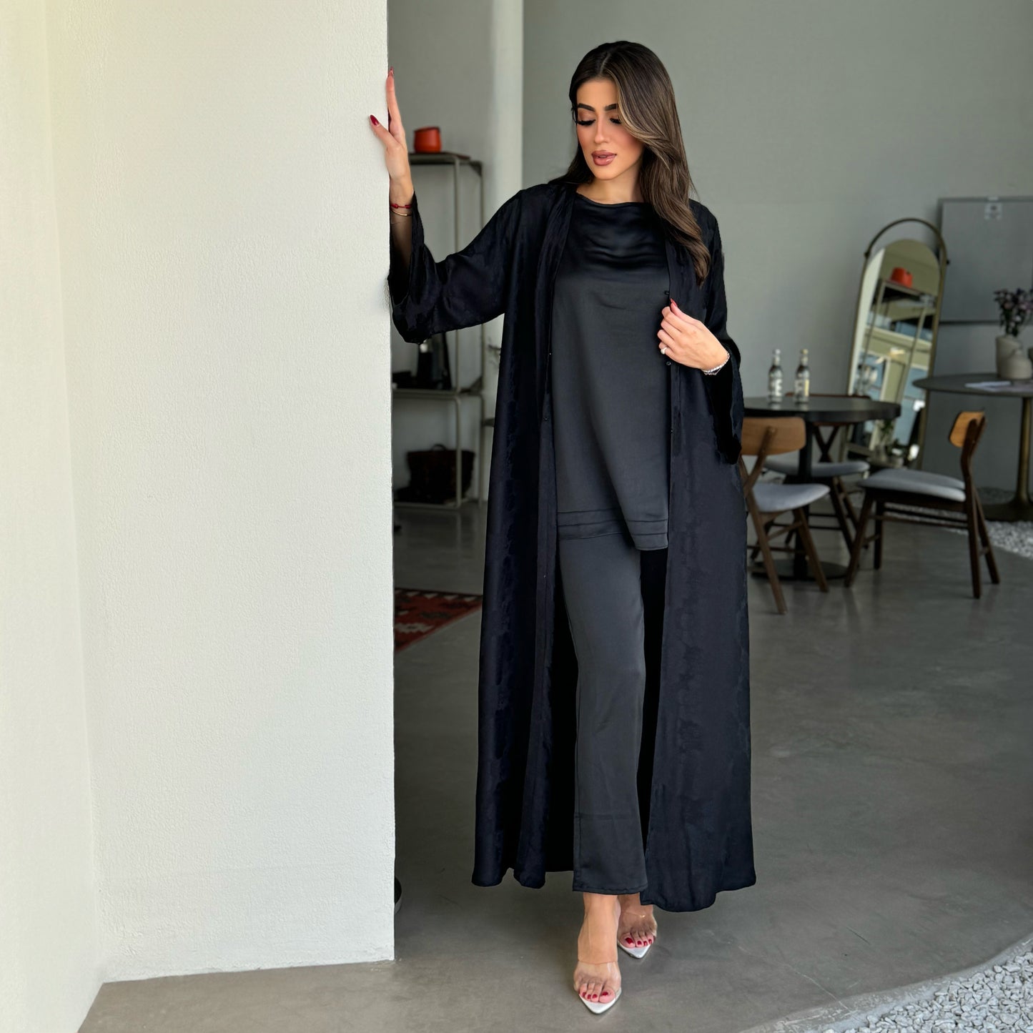 Silk abaya