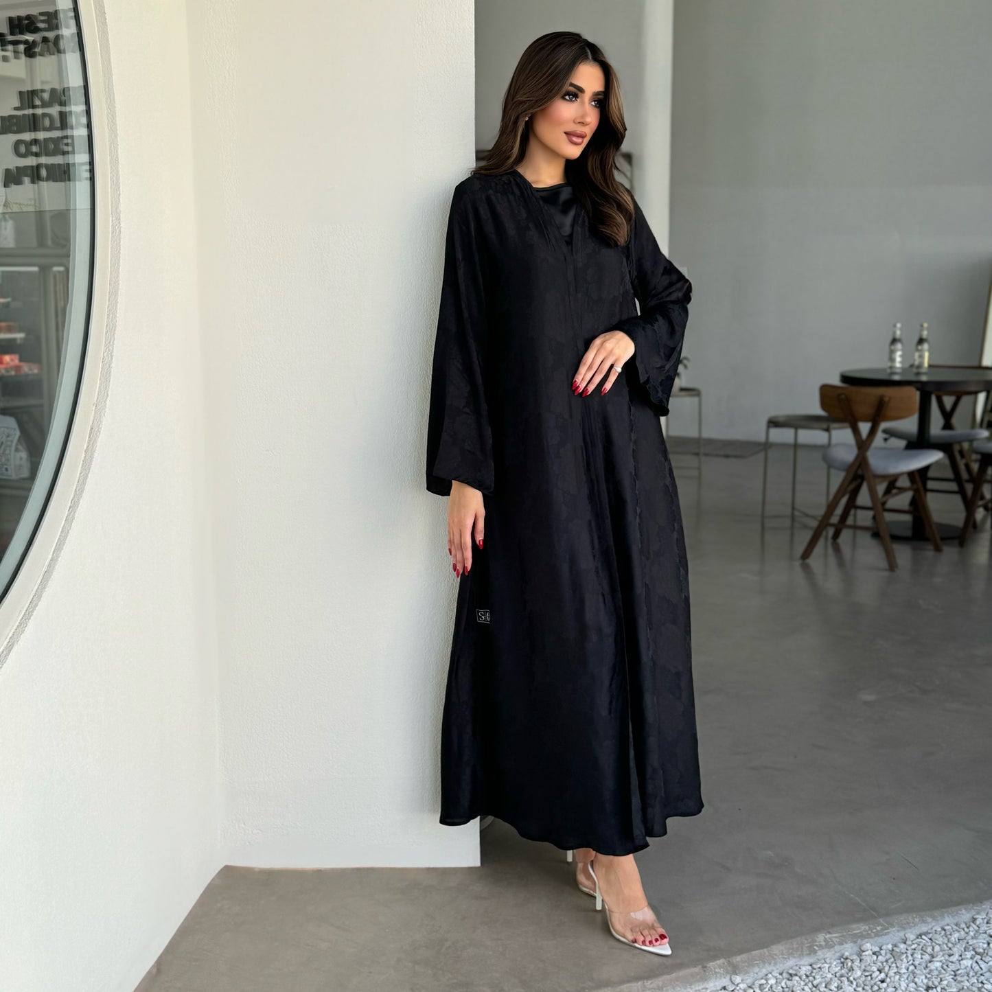 Silk abaya