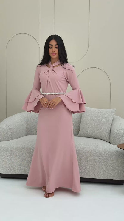 pink dress